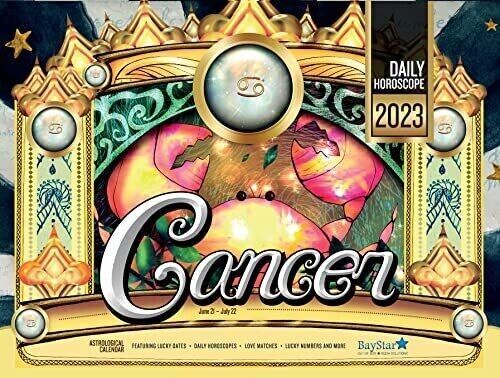 2023 Cancer Monthly Wall Calendar w/ Daily Personalized Horoscopes & Much More