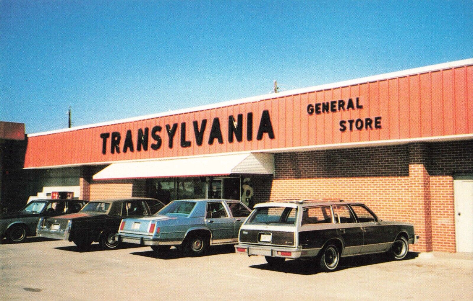 Transylvania General Store Louisiana LA Old Cars c1980 Postcard