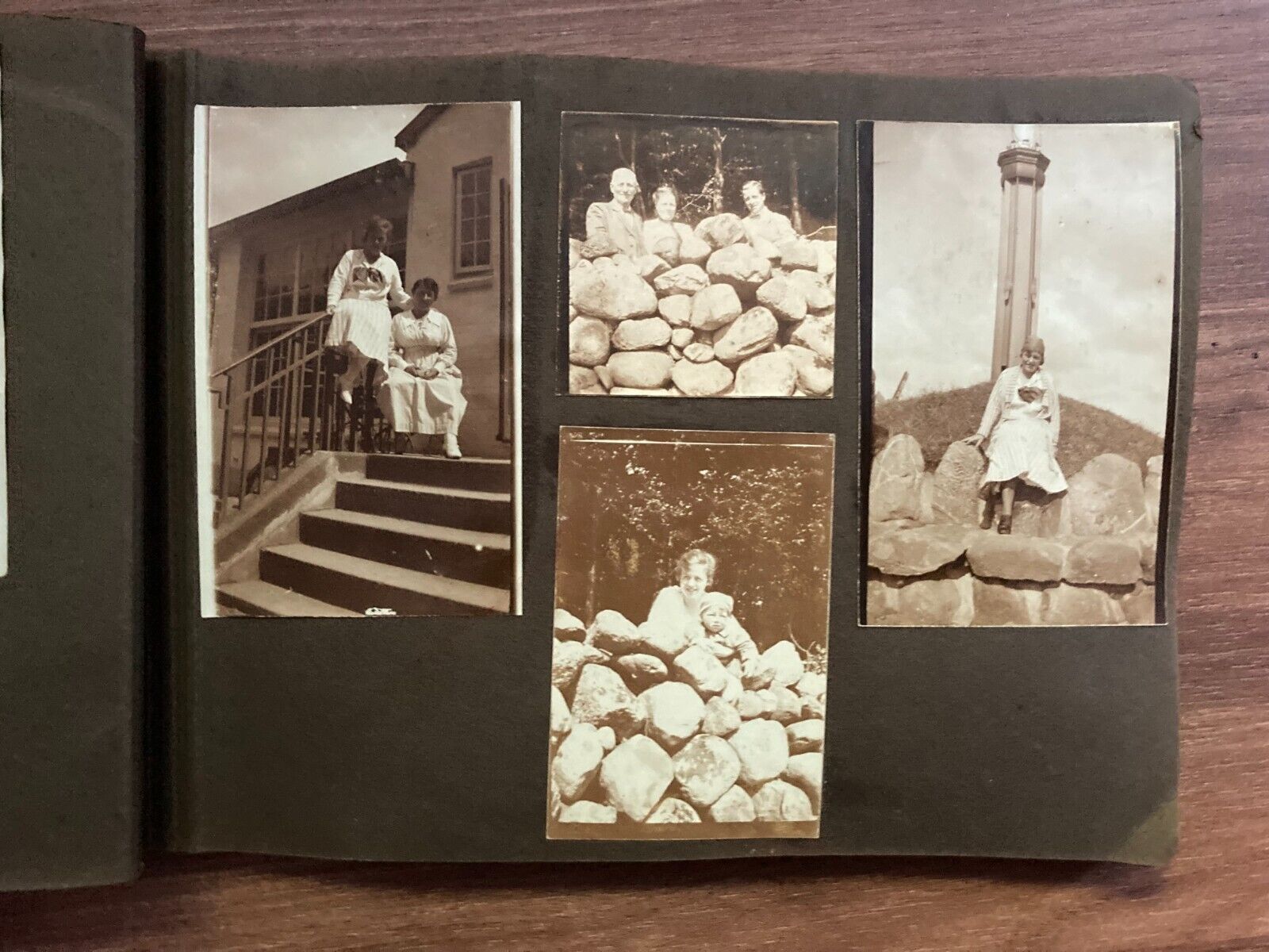Daily Family Life in Denmark Early 1900s Unique Vintage Photo Album +75 pcs