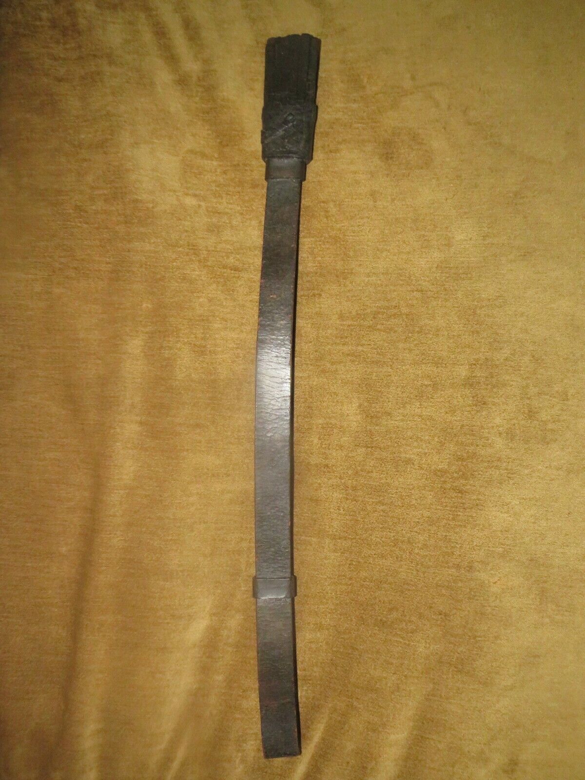 ANTIQUE U.S. CIVIL WAR ORIGINAL LEATHER CAVALRY SWORD / SABER KNOT BY E. GAYLORD