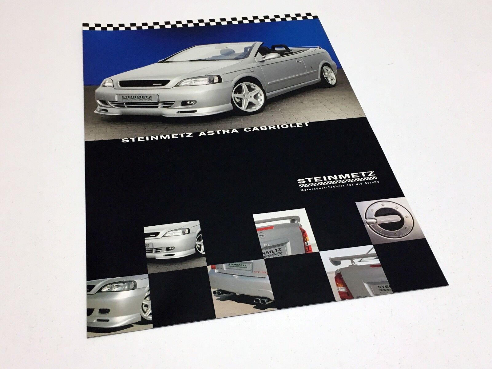 2001 Steinmetz Opel Astra Cabriolet Accessories Information Sheet Brochure
