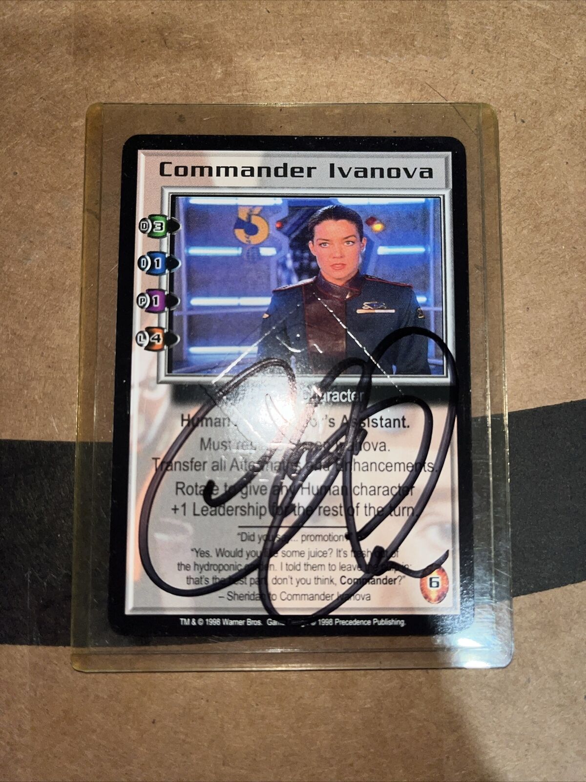 Babylon 5: Commander Ivanova Signed by Claudia Christian Deluxe