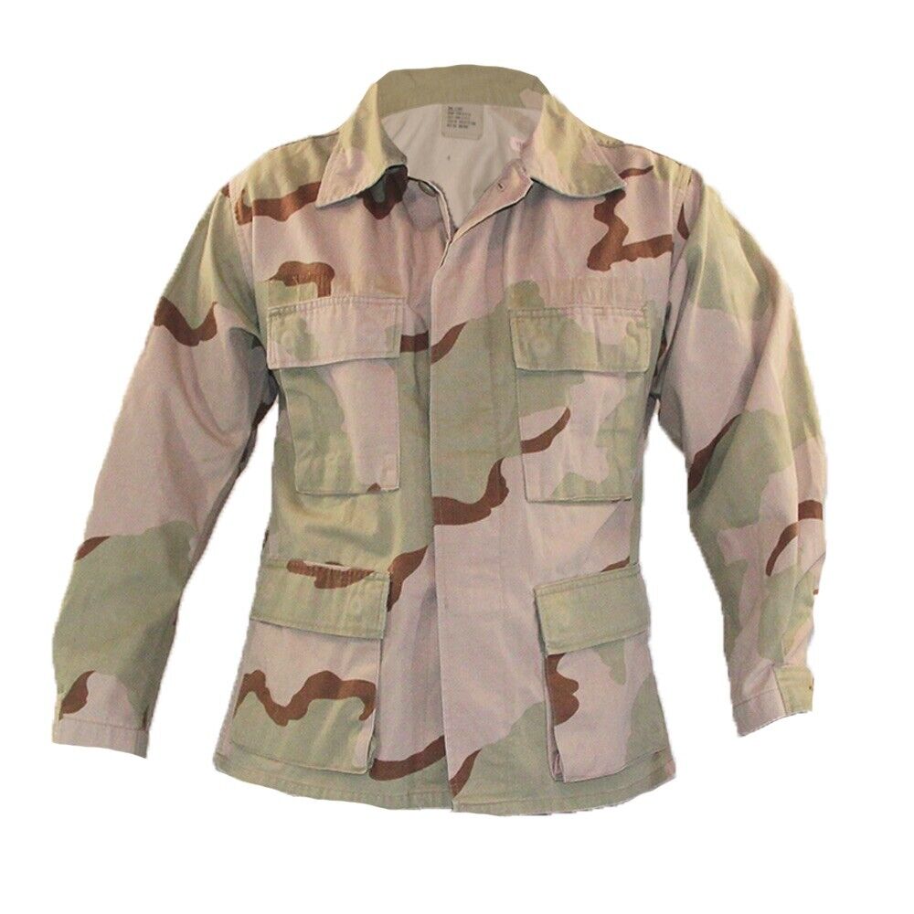 Tru-Spec 3 Color Desert BDU Shirt Ripstop New Large Long DCU Uniform