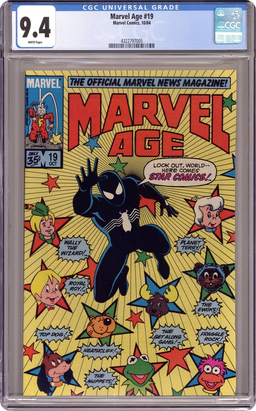 Marvel Age #19 CGC 9.4 1984 4322797005