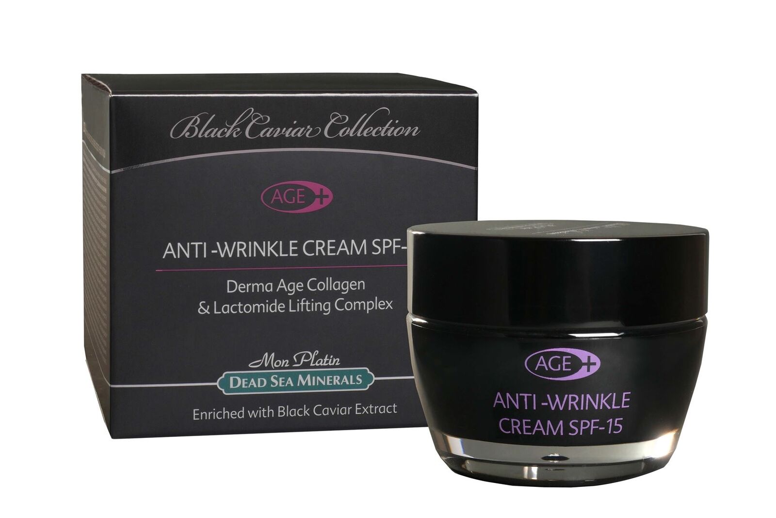 Mon Platin Collagen Age Anti-Wrinkle Cream SPF15 Enriched With Black Caviar 50ml