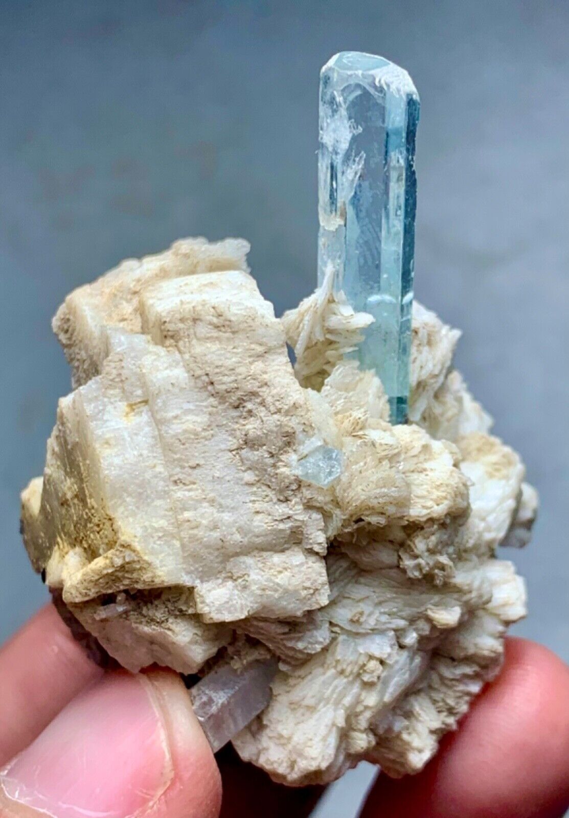 210 Carats Aquamarine Crystal Specimen From Skardu Pakistan
