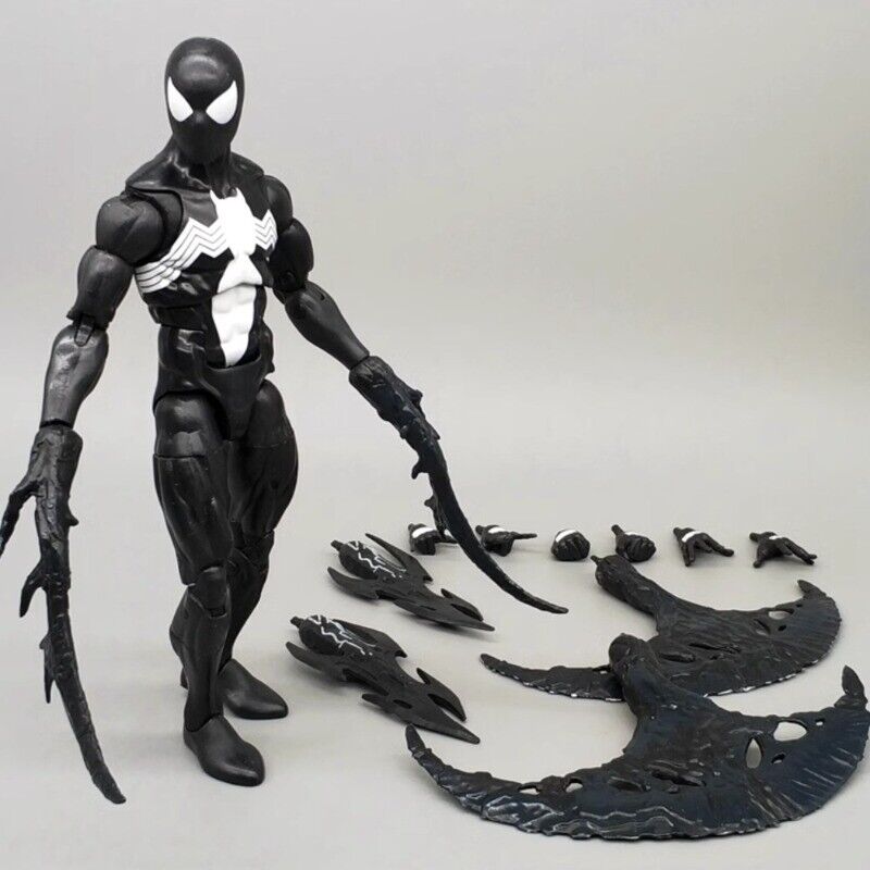 New Marvel Legends Symbiote Spider-Man Retro Venom Action Figure Box Toys Gifts