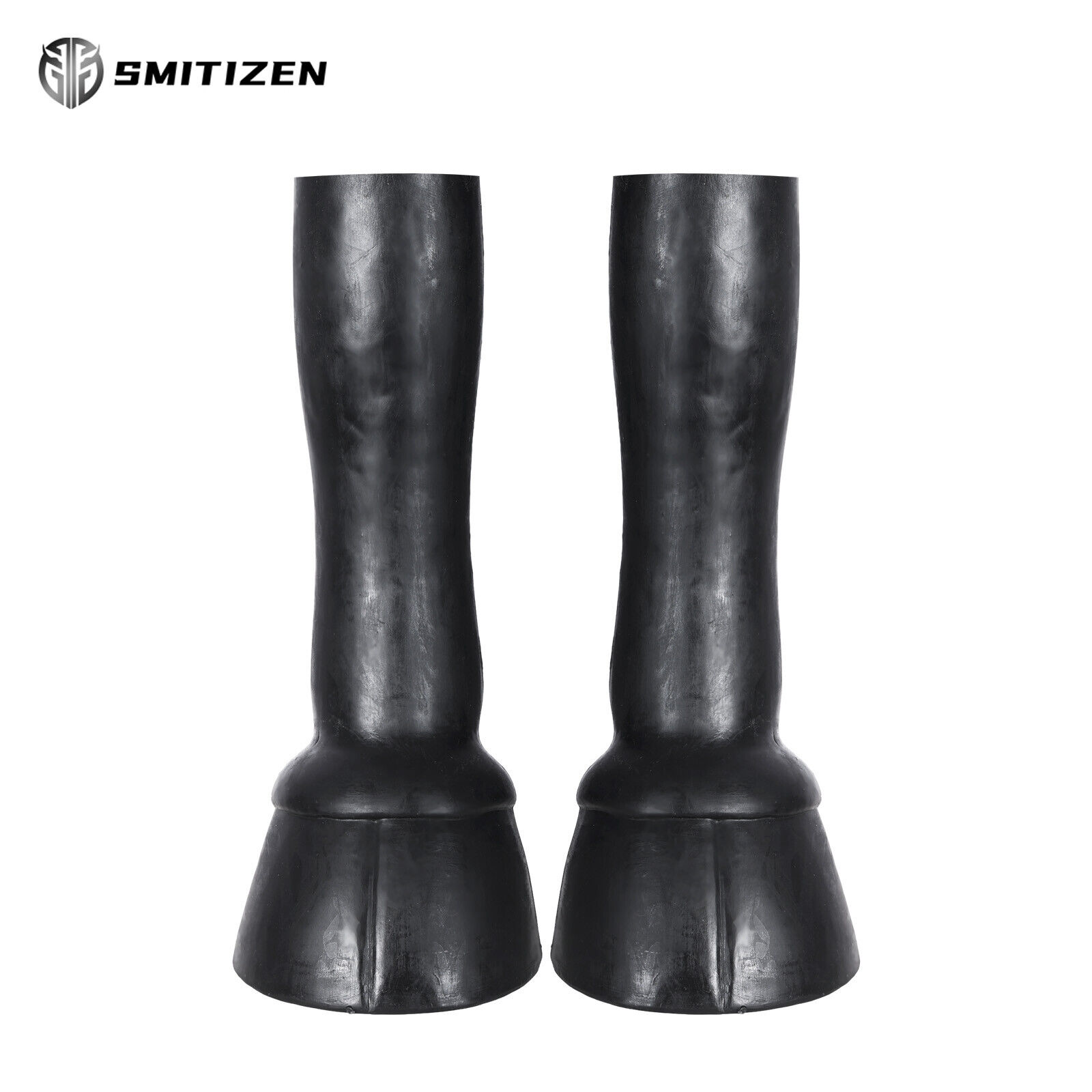 Smitizen Silicone Black Hoof Gloves Cosplay Costumes For Halloween Party Fetish
