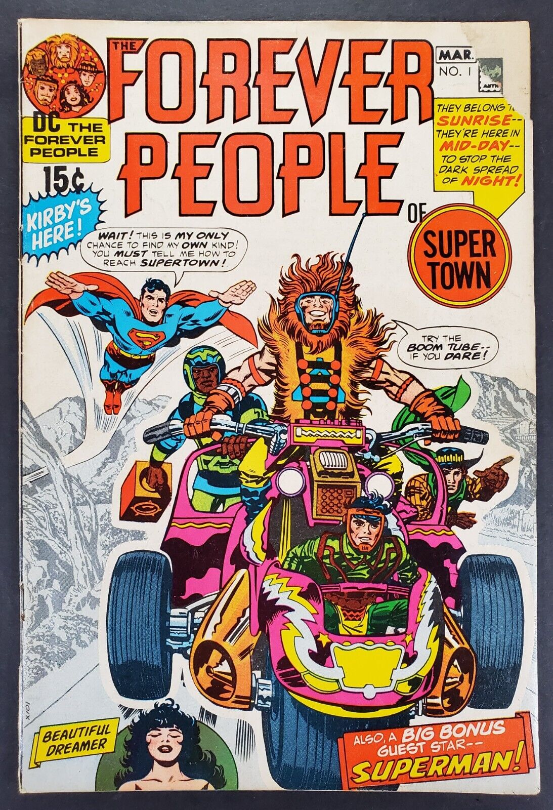Forever People #1 1st Full Appearance Darkseid DC comics 1971