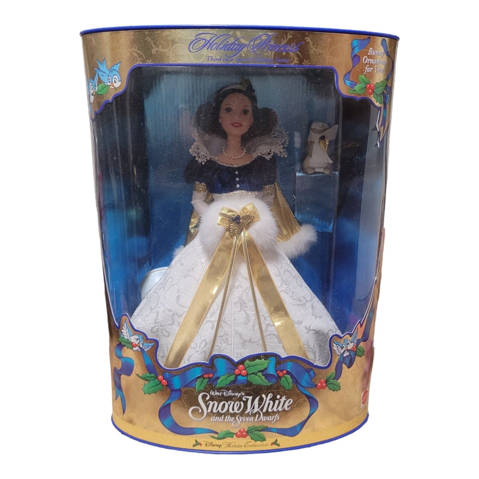 1998 Walt Disney\'s Snow White and the Seven Dwarfs Holiday Princess Barbie