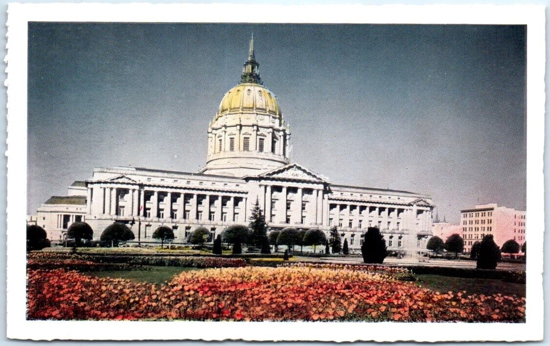 Postcard - San Francisco's Beautiful City Hall - San Francisco, California