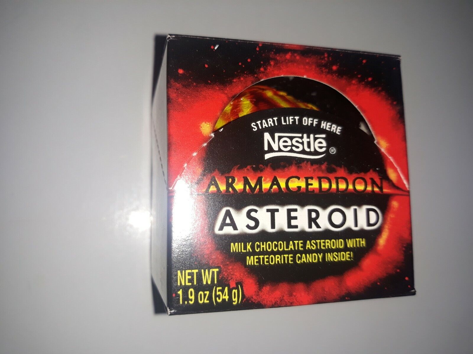 Nestle Armageddon Asteroid Milk Chocolate Candy Vintage SEALED 1998 NEW RARE