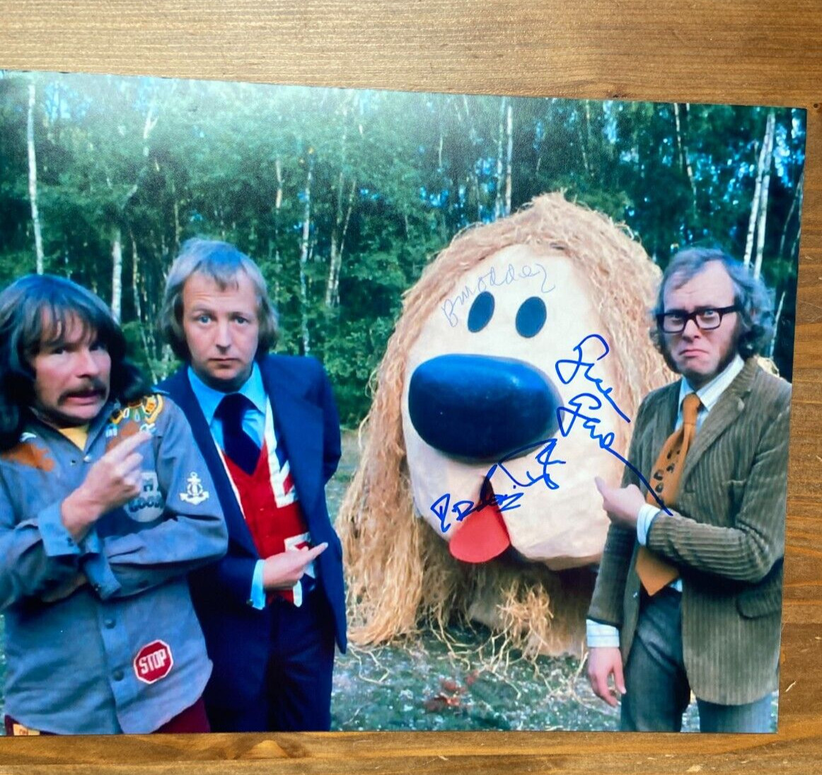 The Goodies cast Bill Oddie, +2 * HAND SIGNED AUTOGRAPH * 8x10 photo