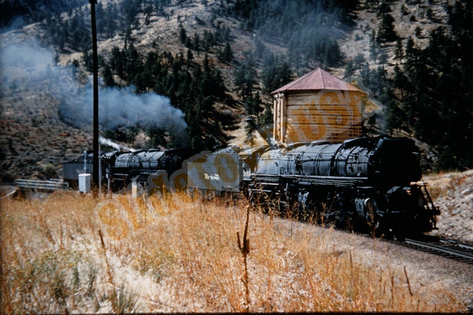 Vtg 1997 Train Slide 3612 Rio Grande Steam Engine X1K168