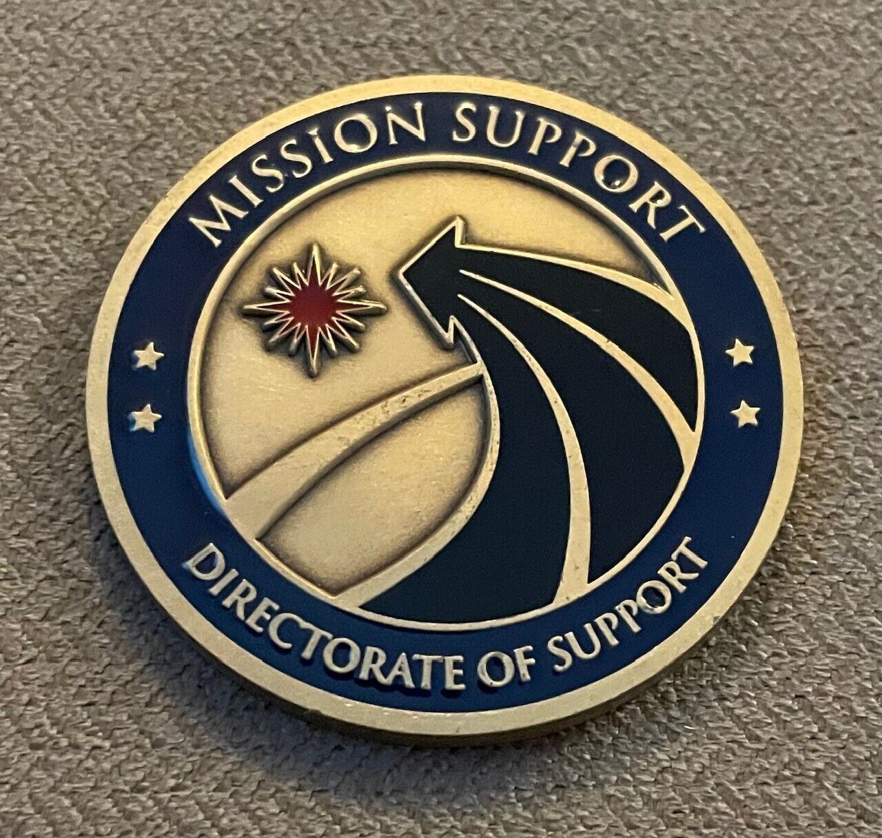CIA Directorate of Support Global Services Mission Support challenge coin