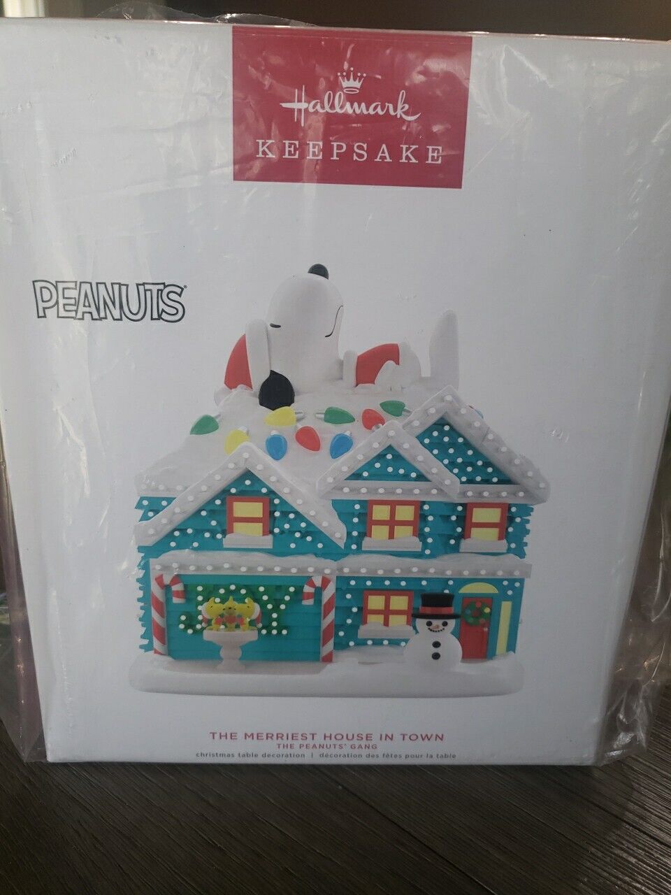2022 New HALLMARK  Keepsake SNOOPY The MERRIEST HOUSE in TOWN New in box