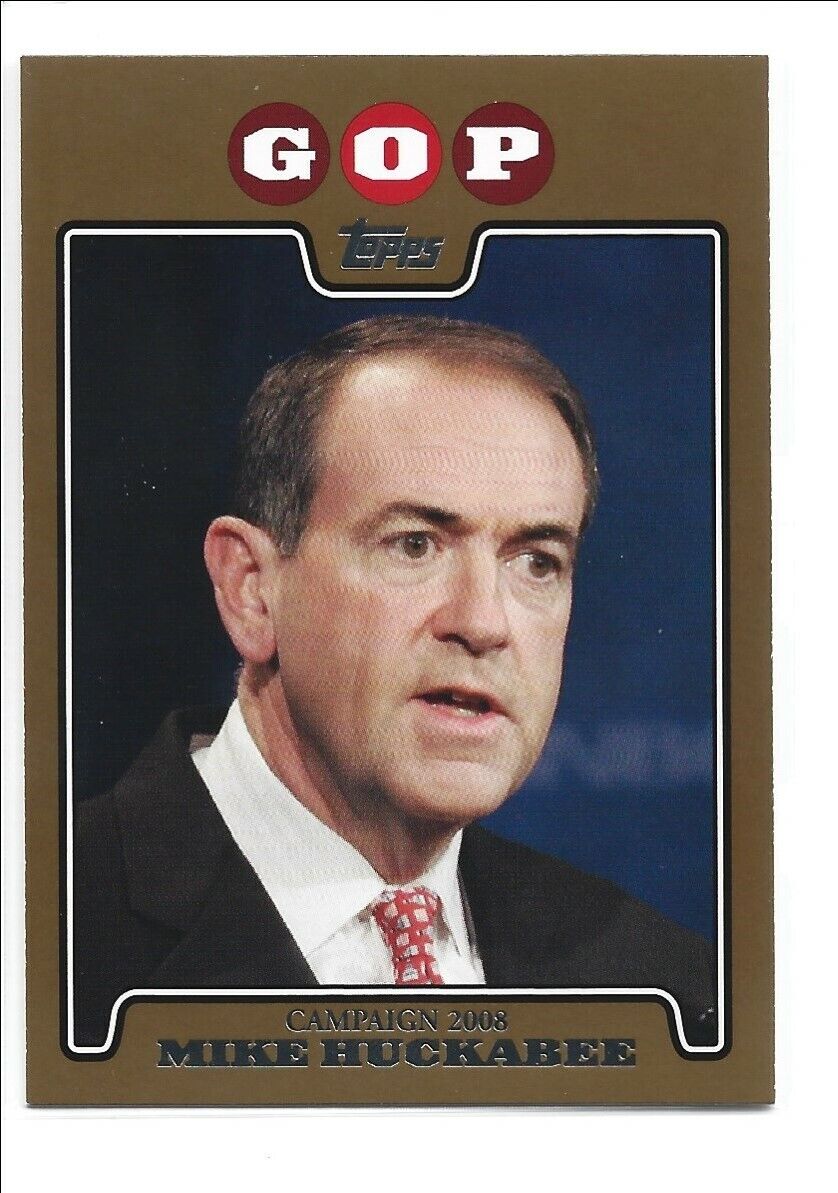 Mike Huckabee 2008 Topps Campaign GOLD #CO8-MH