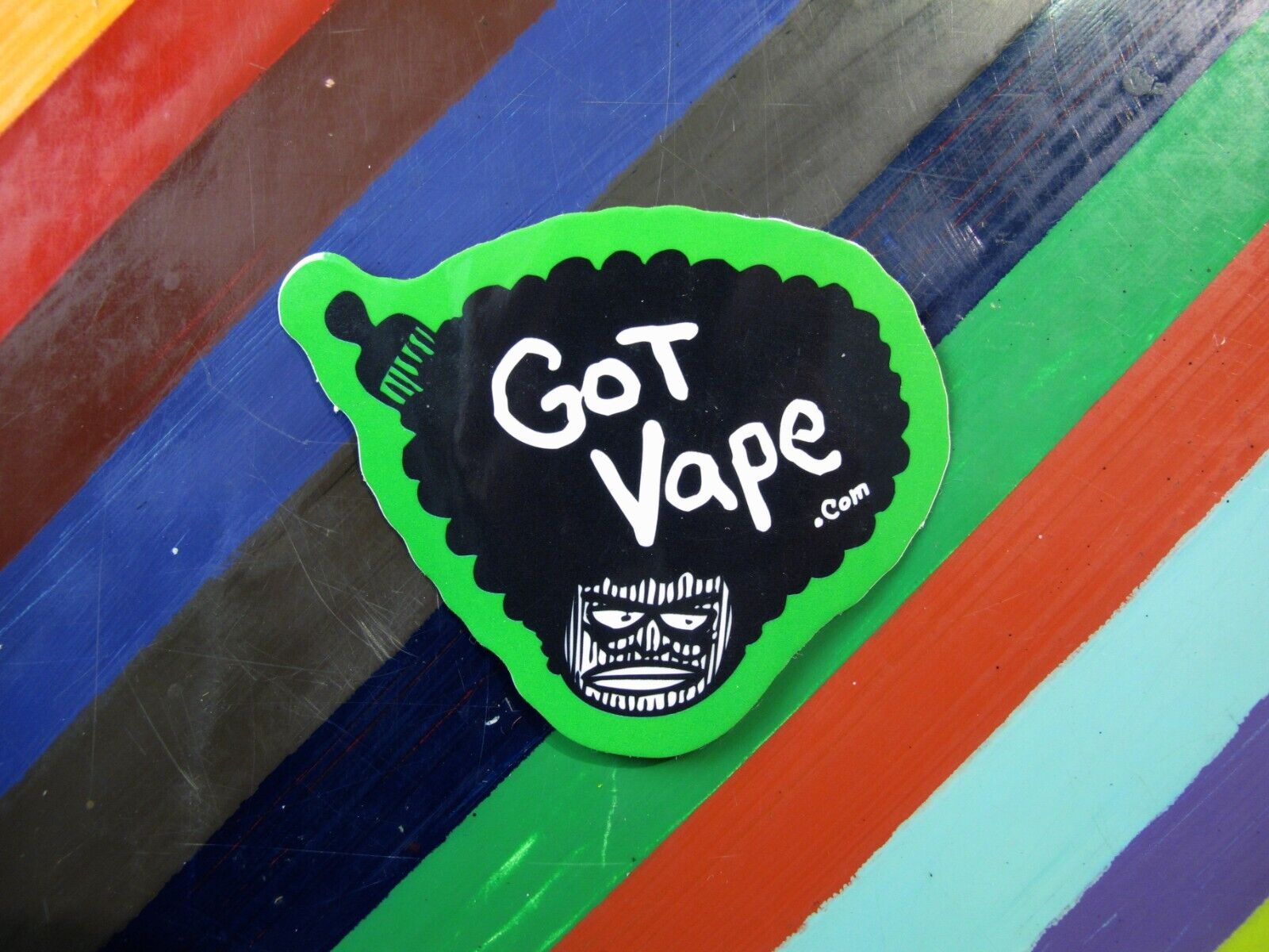 vtg 1990s- 2010s collector sticker - Hemp Marijuana Vape group 1 +