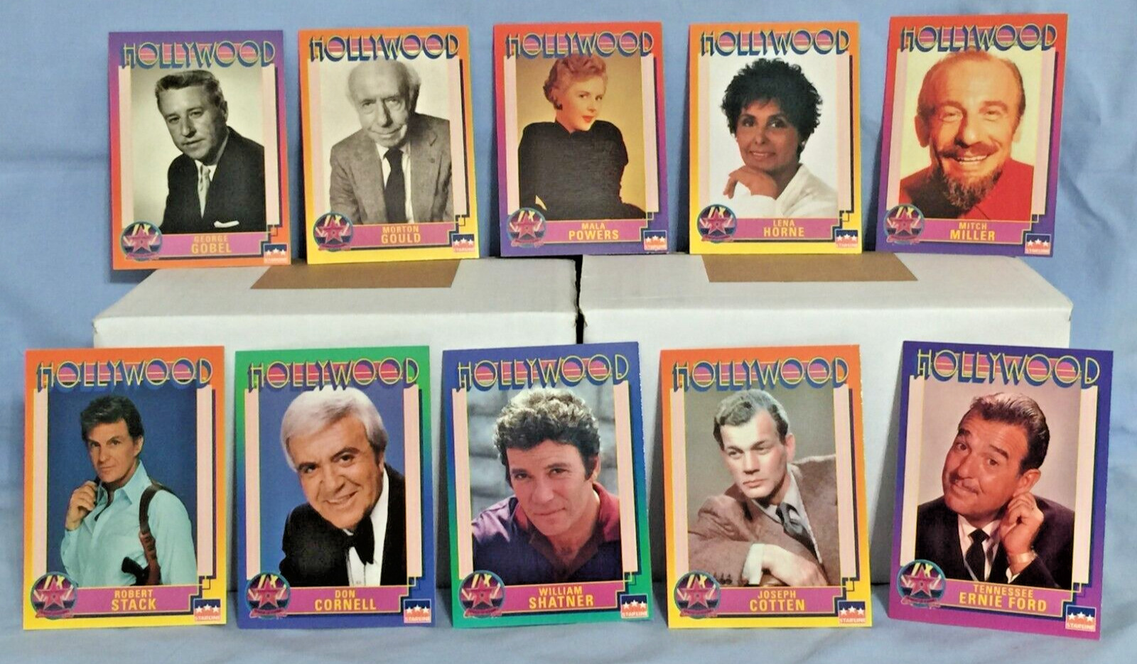 LOT of 10 HOLLYWOOD WALK OF FAME TRADING CARDS     (W5)