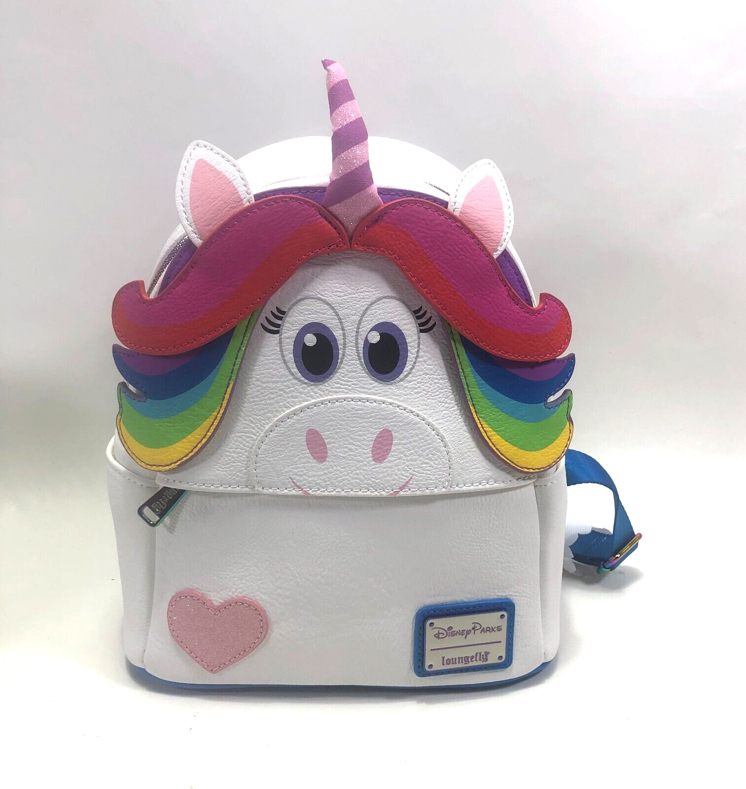 Disney Rainbow Unicorn Inside Out Loungefly Mini Backpack  NEW