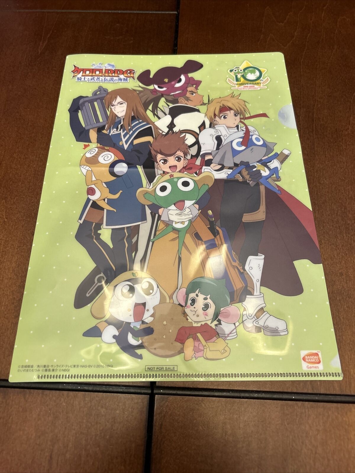 Tales of x Sergeant Keroro Collaboration Clear File Bandai Not For Sale
