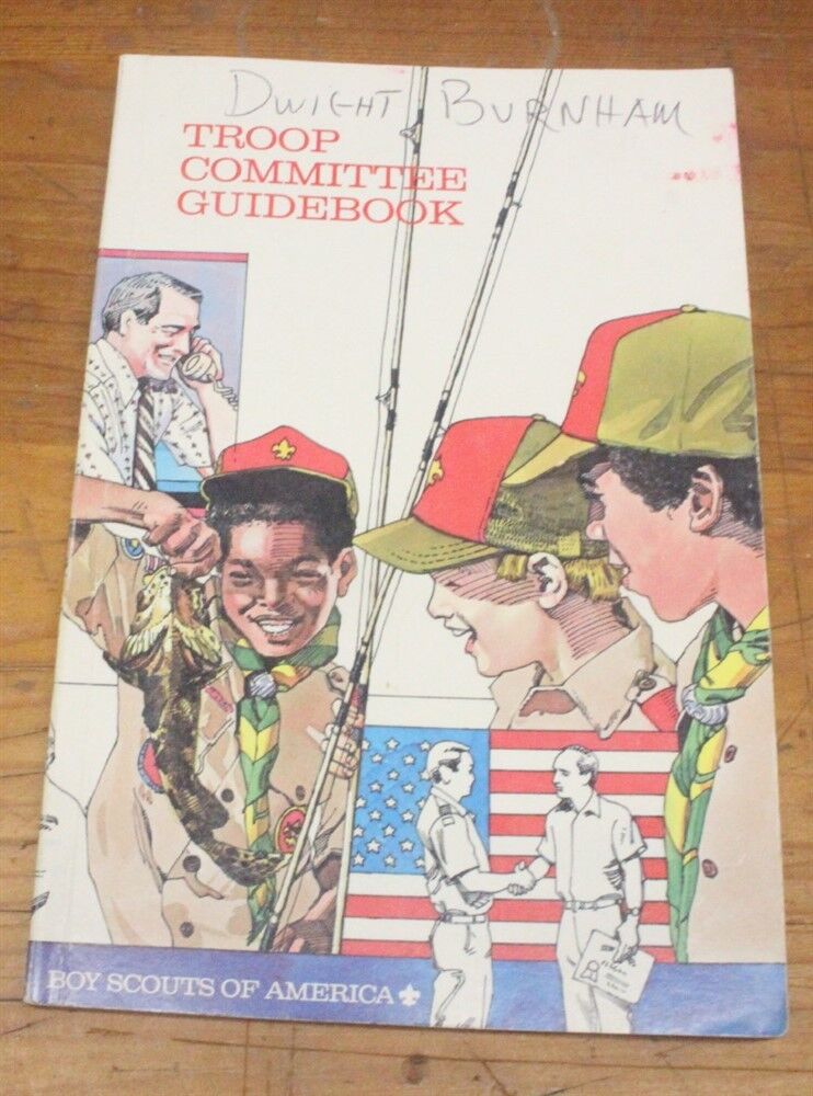 BSA Boy Scout Book: Troop Committee Guidebook, 1987