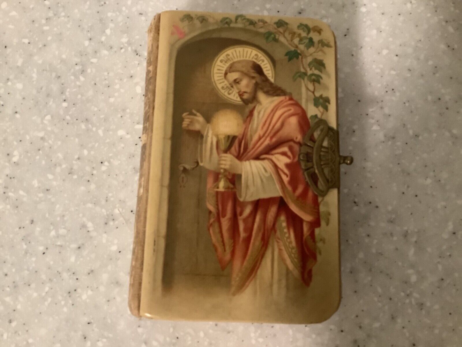 Vintage~Rare~~1910 Modlitwa Odpustowa Prayer Book Hard Cover (Celluloid)