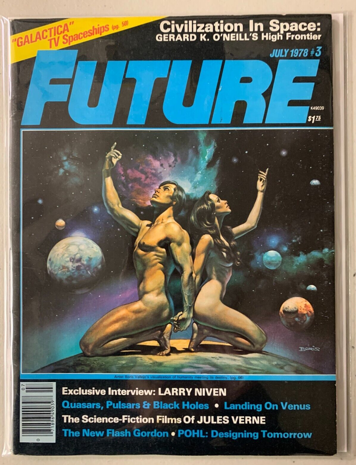 Future #3 Future Magazine Inc (5.0 VG/FN) Boris Vallejo art (1978)
