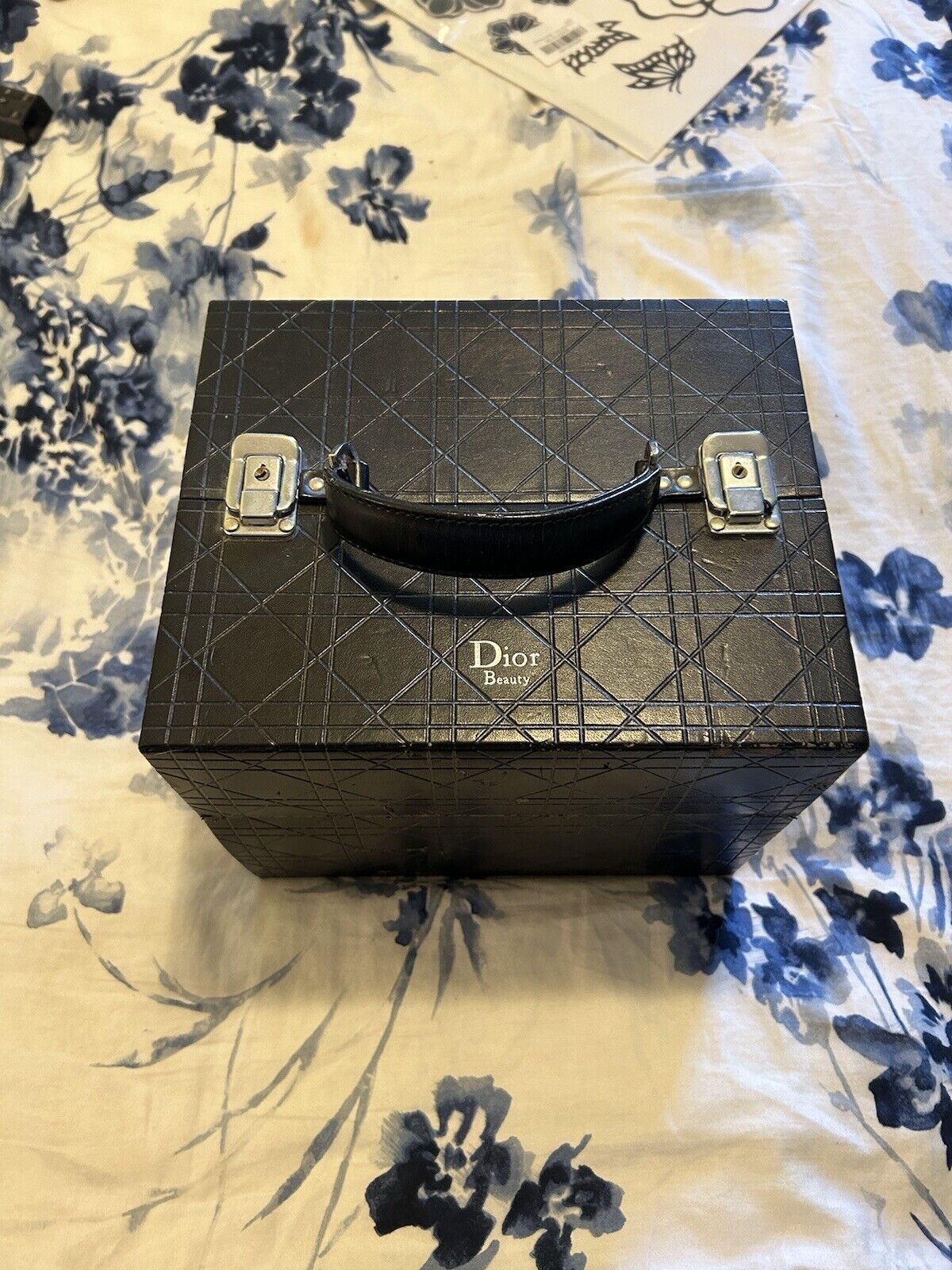 Authentic Christian Dior Trotter Vanity Makeup Bag Box - HAS NEVER BEEN USED