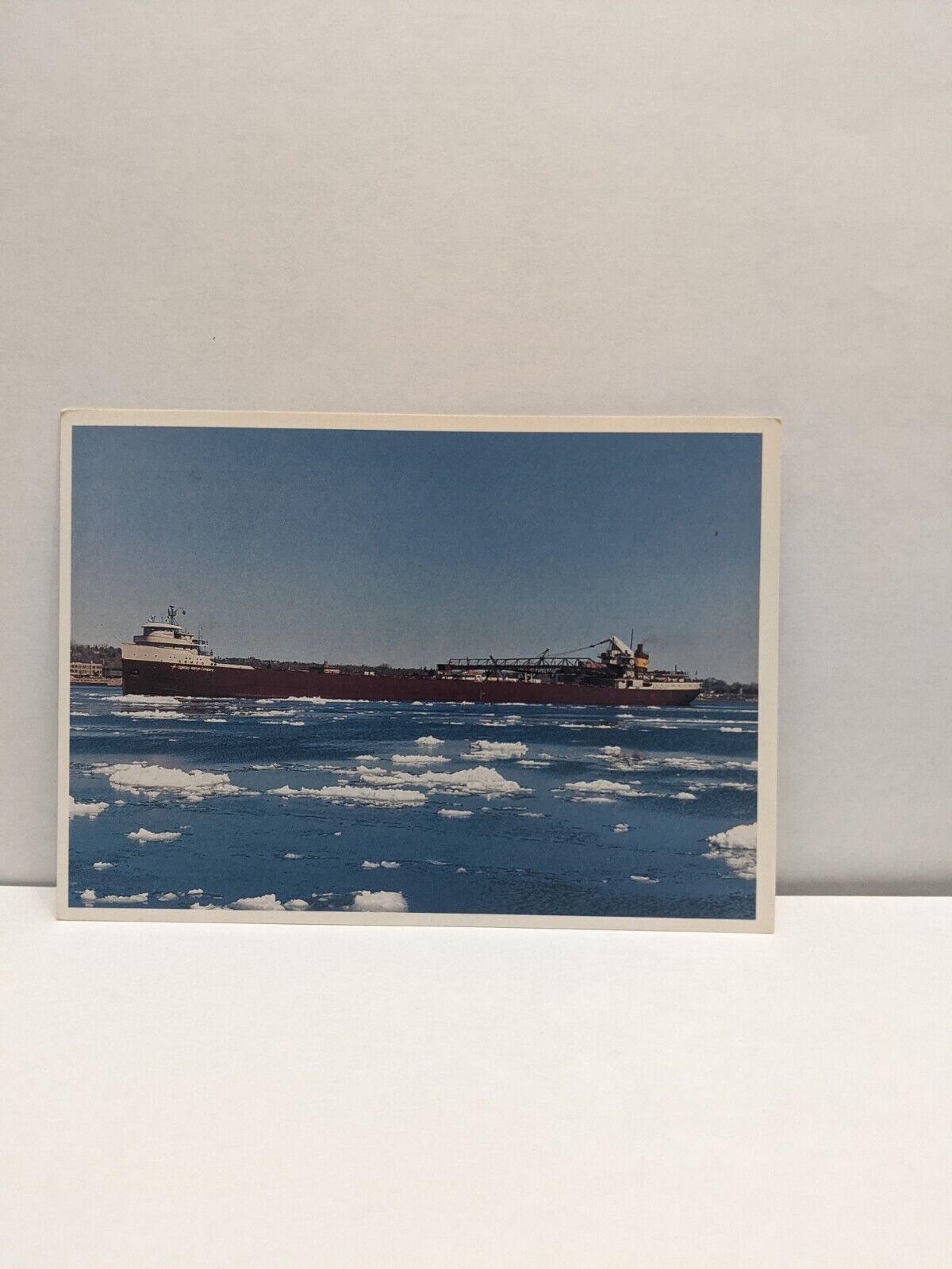 Postcard Cargo Ship S. S. Armco Oglebay Norton Co. Photo by Richard I. Weiss
