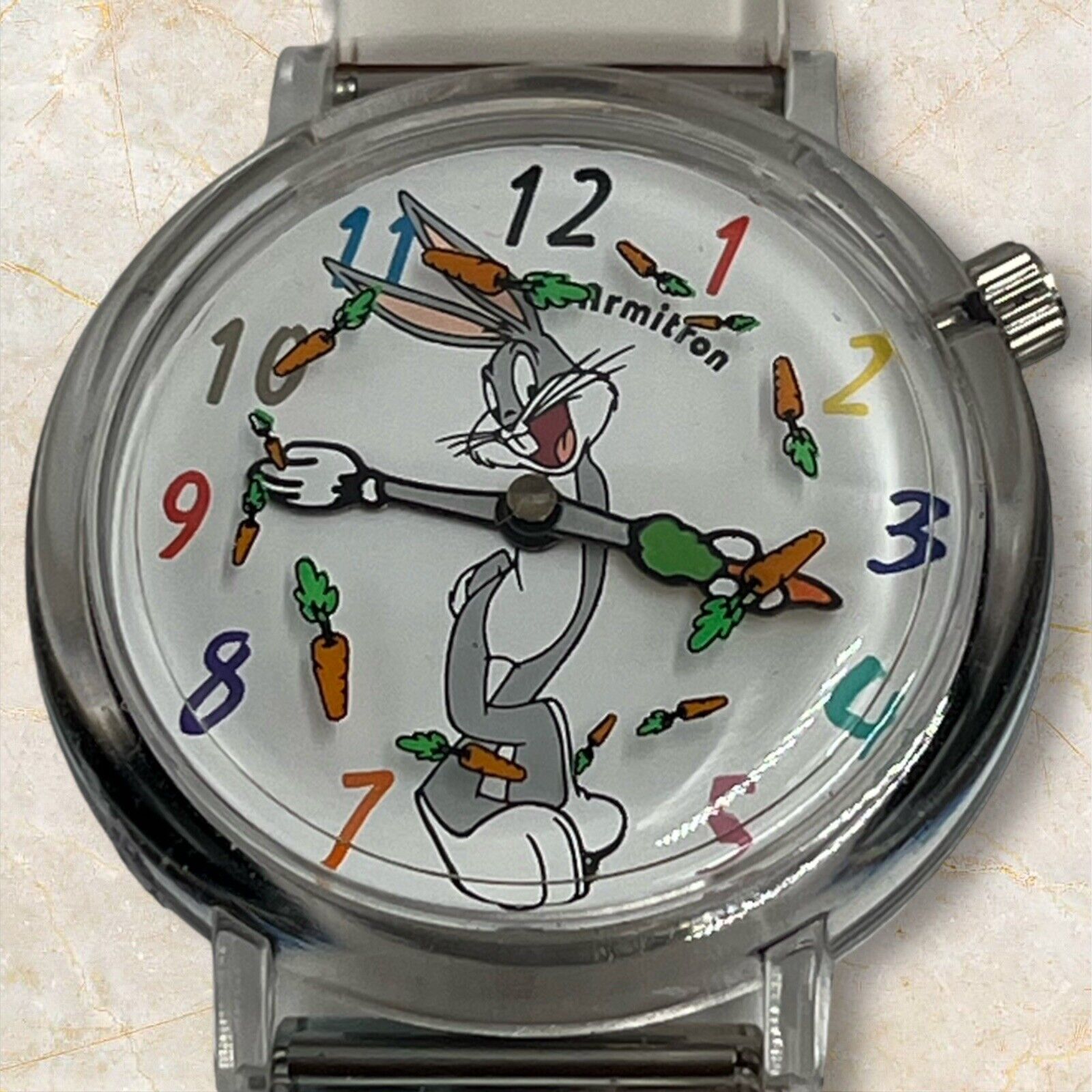Vintage Armitron Looney Toons Watch 1997 Moving Arms New Battery