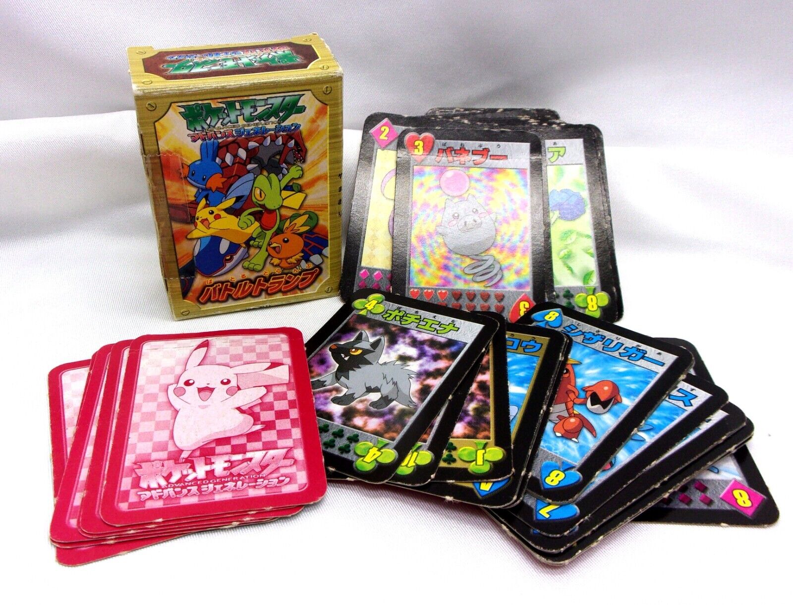 RARE - Vintage Pokemon Advanced Generation MINI Poker Deck Playing Cards - Japan