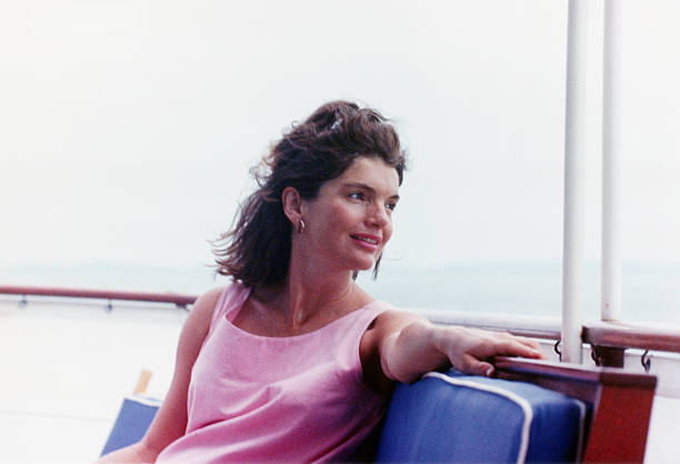 Jacqueline Kennedy yacht just before premature birth Patrick J Kenn- Old Photo