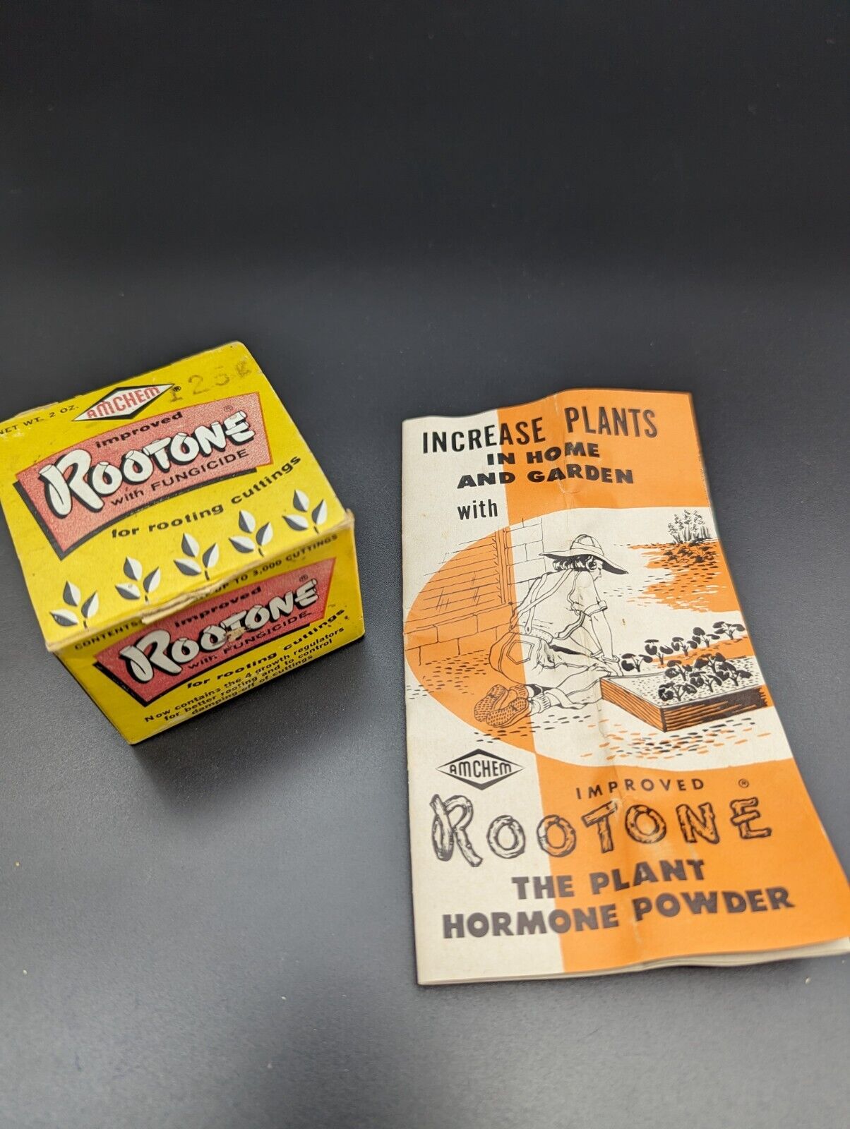 Rootone Box and Instructions by AMCHEM American Chemical and Paint Co ORIGINAL
