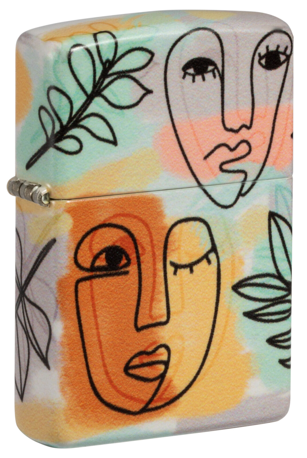 Zippo Abstract Faces Design 540 Color Windproof Lighter, 49352-095927