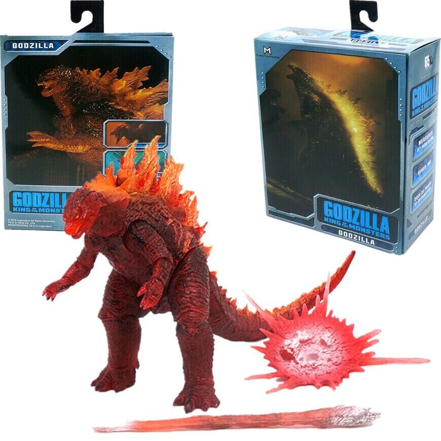 NECA Burning Godzilla King of the Monster  PVC Action Figure Model Toy Gift NEW