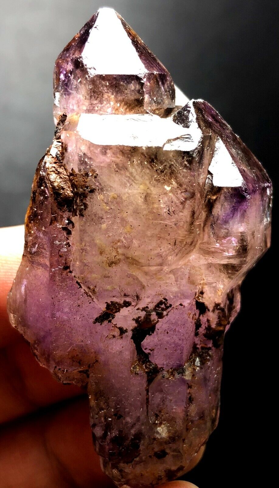 57g 1PC  Diamond Grade  Super Seven Skeletal Amethyst Quartz Crystal   Y795