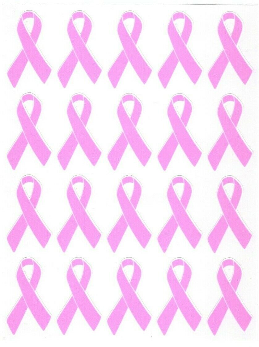 Breast Cancer Awareness Support Ribbon Stickers | size: 1\