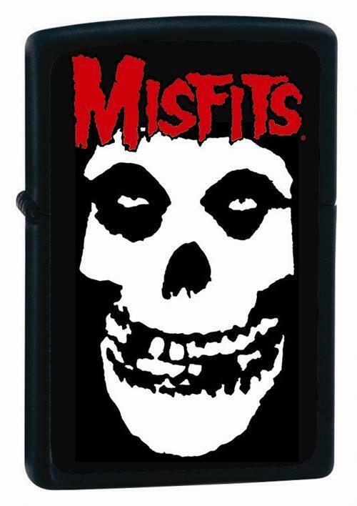 Misfits Skull Black Zippo Lighter