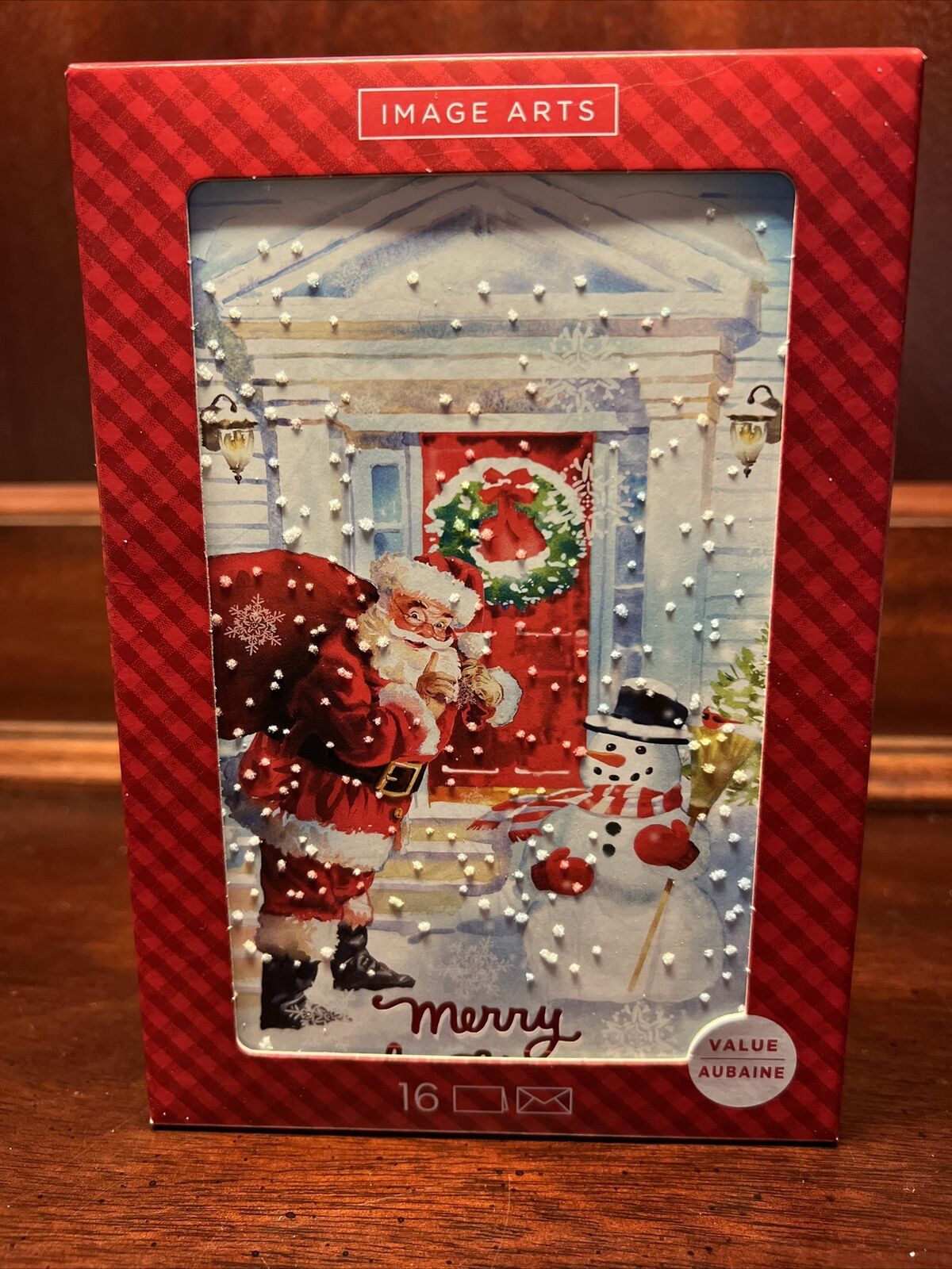 Image Arts, Hallmark  “Santa”  Christmas Cards with Envelopes 16 pcs.