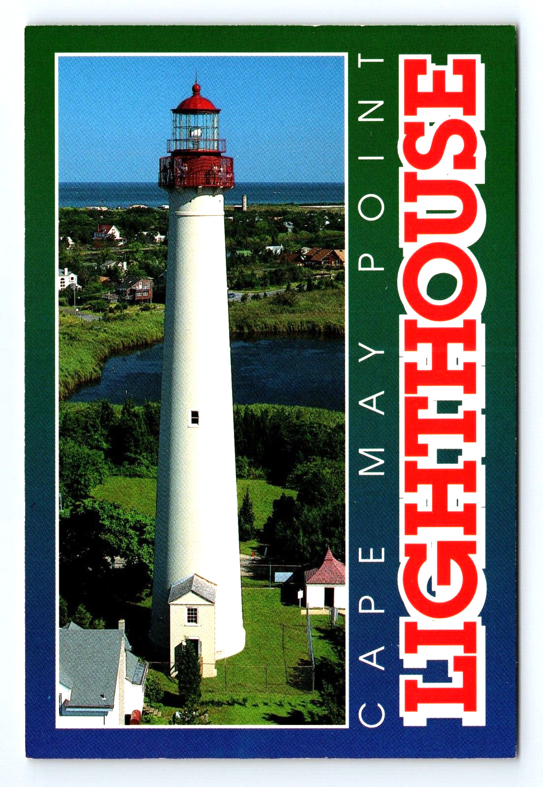 Vintage postcard CAPE MAY POINT, NEW JERSEY LIGHTHOUSE 6X4 unposted