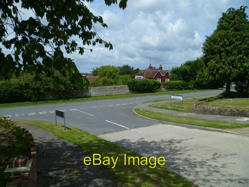 Photo 6x4 Junction of Maines Farm Road with Manor Road in Upper Beeding  c2011