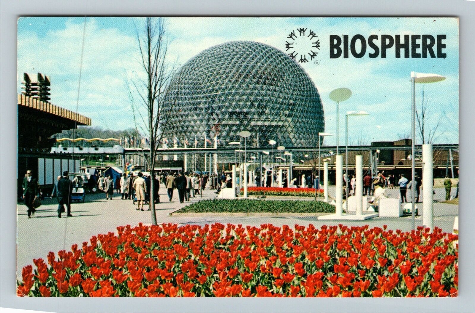 Montreal QC-Quebec Canada, Biosphere, Vintage Postcard