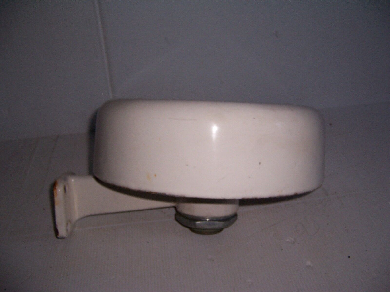Antique American Standard Round Cast Iron Dentist Spit Rinse Wash Spittoon Sink 