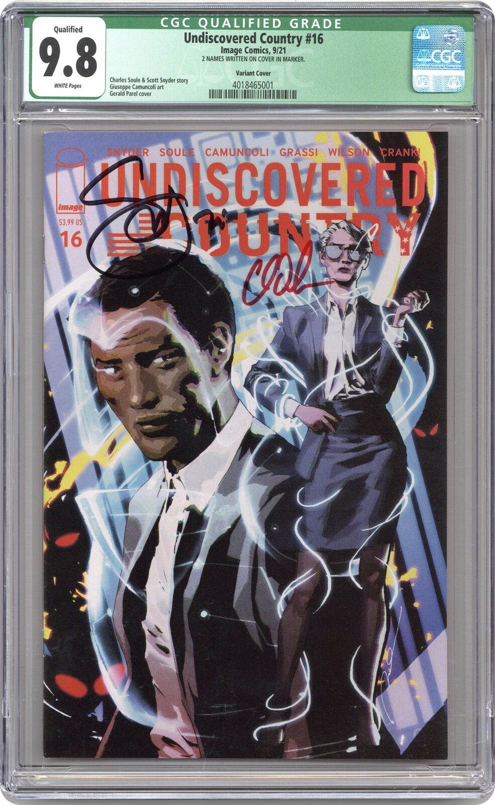 Undiscovered Country #16B Peral Variant CGC 9.8 QUALIFIED 2021 4018465001