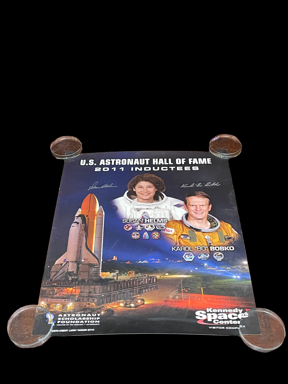 Susan Helms Karol Bobko NASA Astronaut HOF Signed Autograph 16x20 Photo Poster