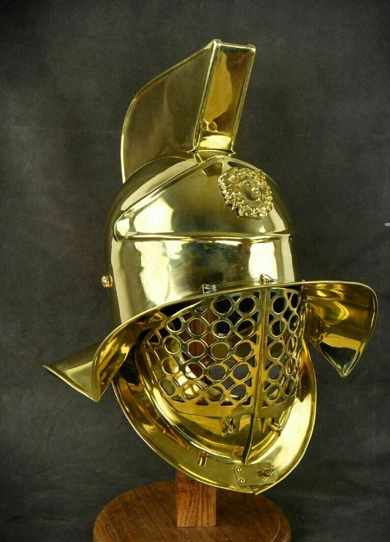 Christmas Medieval SCA LARP Fabri Armour Murmillo Gladiator Helmet Replica Decor