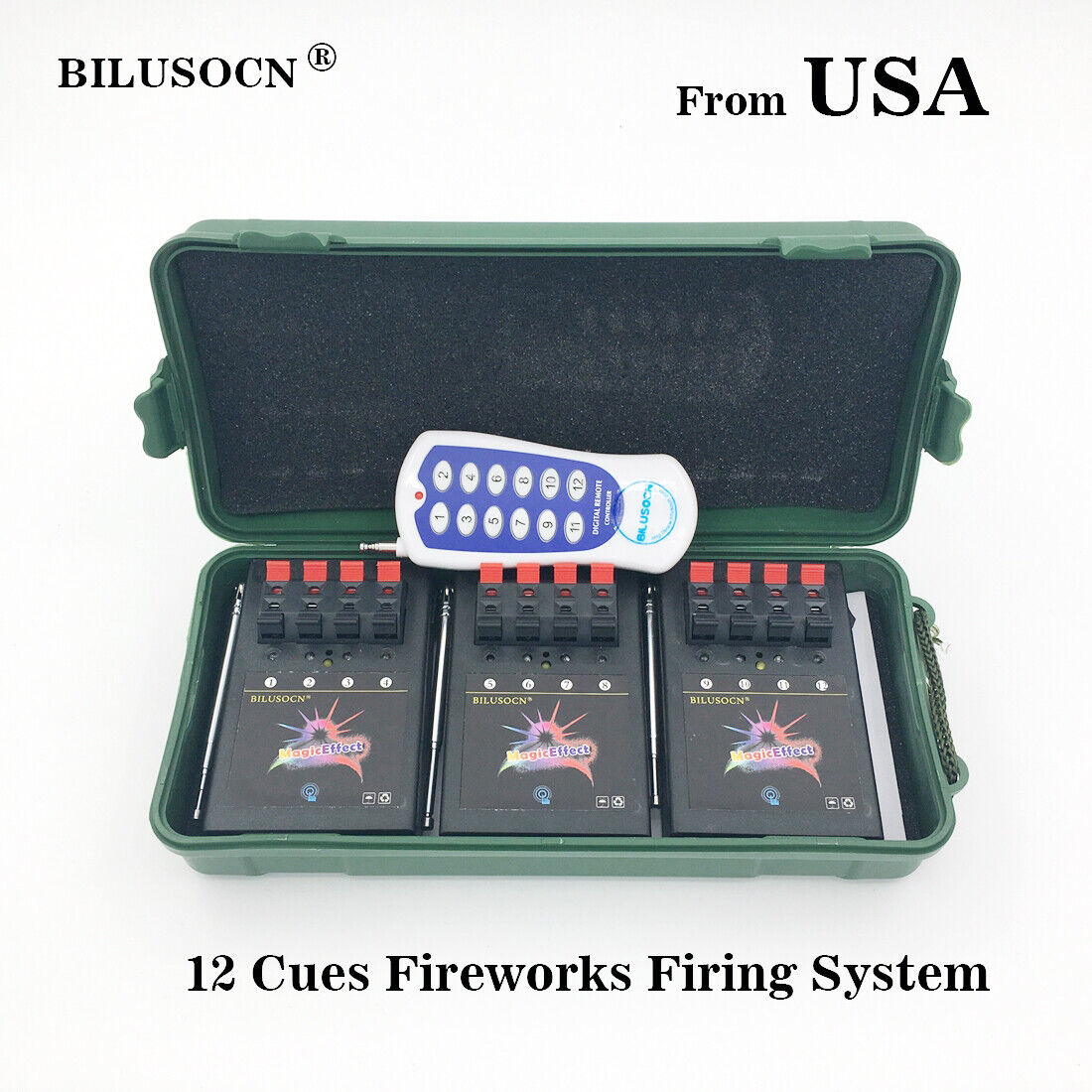 Profession 12 Cue Wireless Fireworks Firing system  Remote control