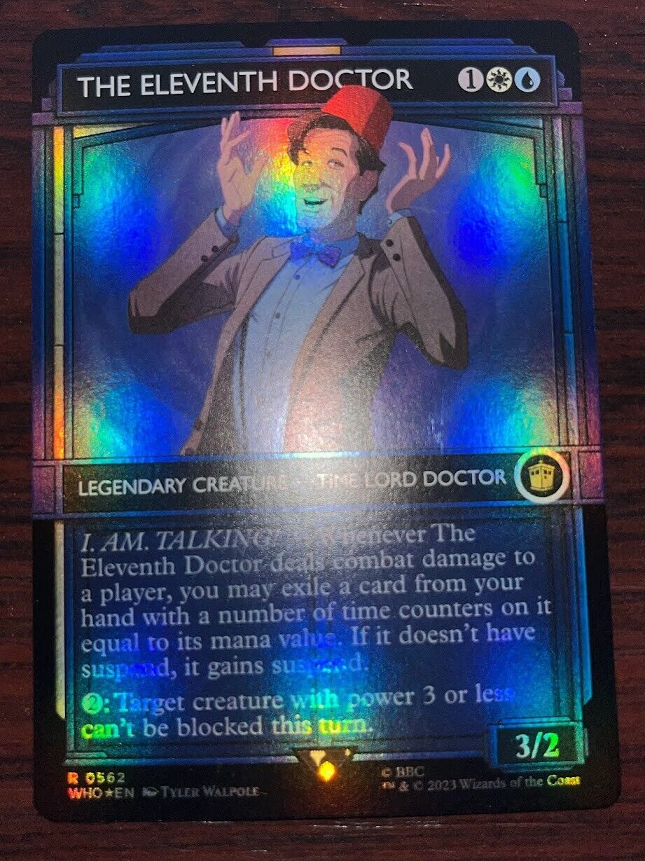 1x FOIL SHOWCASE THE ELEVENTH DOCTOR - Doctor Who - MTG - Magic the Gathering