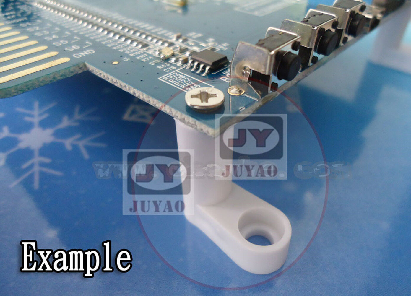 100 pcs/lot M3 2 cm TYPE L PCB feet PCB stand with screw for any circuit board